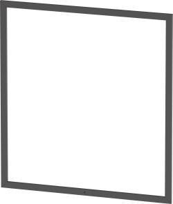 Duravit Vitrium Ankastre çerçevesi 700 mm Grafit Mat