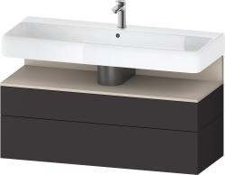 Duravit Studio F. A. Porsche Collection Asma dolap ünitesi 1190 mm Grafit Süper Mat QA4396083800000