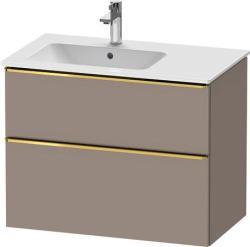 Duravit D-Neo Asma dolap ünitesi Bazalt Mat Bazalt Mat Dekor, Kulp Altın DE4366034430000