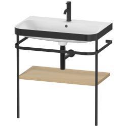 Duravit Happy D.2 c-bonded Metal lavabo konsolu 775 mm Akdeniz Meşesi Gerçek ahşap kaplama HP4737O7171