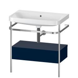 Duravit Happy D.2 metal konsollu ve çekmeceli c-shaped Set 775 mm Gece Mavisi Saten Mat Lake HP4842N9898