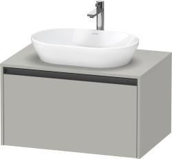 Duravit Ketho.2 Asma dolap ünitesi 800 mm Beton Gri Mat Dekor K24885007070000