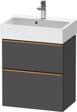Duravit D-Neo Asma dolap ünitesi 584 mm Grafit Mat DE4329004490000