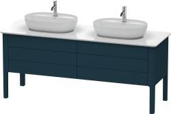 Duravit Luv Yerden dolap ünitesi için tezgah 1733 mm Gece Mavisi Saten Mat Lake LU9567B9898