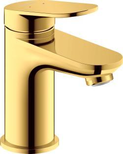 Duravit Wave Tek kollu lavabo bataryası S 52 mm Parlak Altın WA1010002034