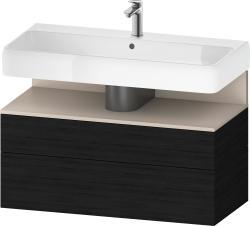 Duravit Studio F. A. Porsche Collection Asma dolap ünitesi 990 mm Siyah Meşe QA4395091160000