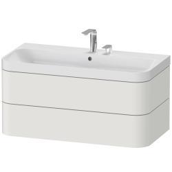 Duravit Happy D.2 c-shaped asma set 975 mm İskandinav Beyazı Saten Mat Lake HP4348E3939