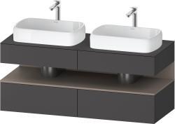 Duravit Studio F. A. Porsche Collection Asma dolap ünitesi 1400 mm Grafit Mat QA4767043490010