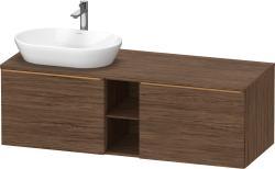 Duravit D-Neo Asma dolap ünitesi 1400 mm Koyu Ceviz Dekor DE4950L04210000