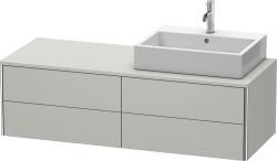 Duravit XSquare Asma dolap ünitesi 1400 mm Beton Gri Mat Dekor XS4913R0707
