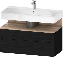 Duravit Studio F. A. Porsche Collection Asma dolap ünitesi 990 mm Siyah Meşe QA4395055160000