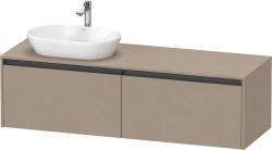 Duravit Ketho.2 Asma dolap ünitesi 1600 mm Keten Dekor K24889L75750000