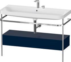 Duravit Happy D.2 metal konsollu ve çekmeceli c-shaped Set 1175 mm Gece Mavisi Saten Mat Lake HP4844E98980000