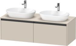 Duravit Ketho.2 Asma dolap ünitesi 1400 mm Taupe Süper Mat K24888B83830000