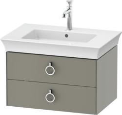 Duravit White Tulip Asma dolap ünitesi 684 mm Taş Grisi Saten Mat Lake WT4351092920010