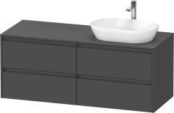Duravit Ketho.2 Asma dolap ünitesi 1400 mm Grafit Mat K24898R49490000