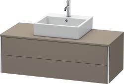 Duravit XSquare Asma dolap ünitesi 1200 mm Flanel Gri Saten Mat Lake