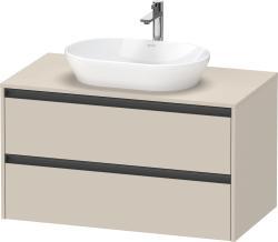 Duravit Ketho.2 Asma dolap ünitesi 1000 mm Taupe Süper Mat K24896083830000