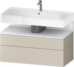 Duravit Studio F. A. Porsche Collection Asma dolap ünitesi 990 mm Taupe Süper Mat QA4395018830000