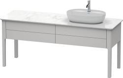 Duravit Luv Yerden dolap ünitesi için tezgah 1733 mm İskandinav Beyazı Saten Mat Lake LU9563R3939