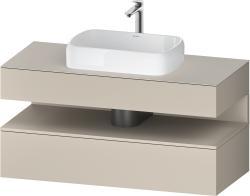 Duravit Studio F. A. Porsche Collection Asma dolap ünitesi 1200 mm Taupe Süper Mat QA4732083830010