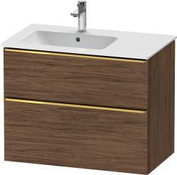 Duravit D-Neo Asma dolap ünitesi 810 mm Koyu Ceviz Dekor DE4366034210000