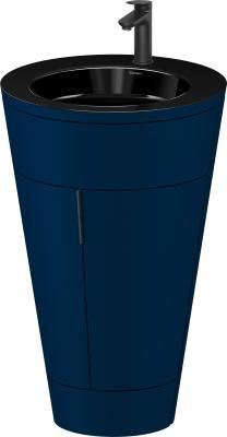 Duravit Starck 1 c-bonded yerden dolap 560 mm Gece Mavisi Saten Mat Lake S19515OBD980000