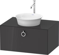 Duravit White Tulip Asma dolap ünitesi 800 mm Grafit Parlak WT49800H1H10010