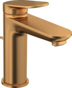 Duravit Wave Tek kollu lavabo bataryası M 52 mm Fırçalanmış Bronz WA1020001004