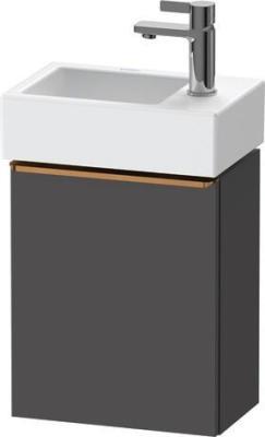 Duravit D-Neo Asma dolap ünitesi Grafit Mat Grafit Mat Dekor, Kulp Bronz DE4218R04490000