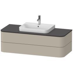 Duravit Happy D.2 Asma dolap ünitesi 1300 mm Taupe Saten Mat Lake HP496206060