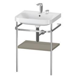 Duravit Happy D.2 c-shape Metal lavabo konsolu 575 mm Taş Grisi Saten Mat Lake HP4835E9292