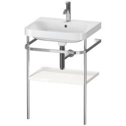 Duravit Happy D.2 c-shape Metal lavabo konsolu 575 mm Beyaz (parlak) HP4835O2222