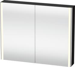 Duravit XSquare Aynalı dolap 1000 mm Parlak Siyah