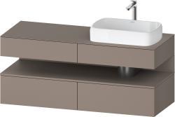 Duravit Studio F. A. Porsche Collection Asma dolap ünitesi 1400 mm Bazalt Mat QA4766043430000