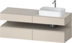 Duravit Studio F. A. Porsche Collection Asma dolap ünitesi 1600 mm Taupe Süper Mat QA4778083830000