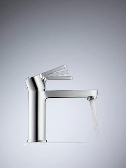 Duravit B.2 Tek kollu lavabo bataryası S FreshStart ve MinusFlow 50 mm Krom B21013001010