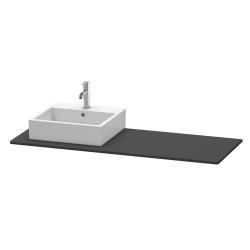 Duravit XSquare Tezgah 1400 mm Grafit Süper Mat XS060GL8080