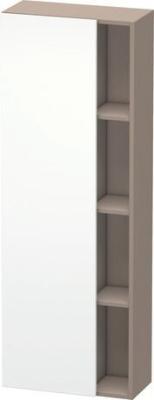 Duravit DuraStyle Boy dolabı Beyaz Mat Kapı menteşesi: Sol, Ön yüzey: Beyaz Mat, Dekor, Gövde: Bazalt Mat, Dekor DS1238L1843