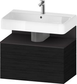 Duravit Studio F. A. Porsche Collection Asma dolap ünitesi 790 mm Siyah Meşe QA4394080160000