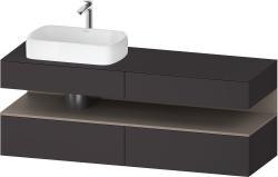 Duravit Studio F. A. Porsche Collection Asma dolap ünitesi 1600 mm Grafit Süper Mat QA4777043800000
