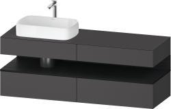 Duravit Studio F. A. Porsche Collection Asma dolap ünitesi 1600 mm Grafit Mat QA4777016490010