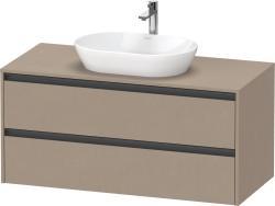 Duravit Ketho.2 Asma dolap ünitesi 1200 mm Keten Dekor K24897075750000