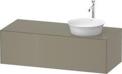 Duravit White Tulip Asma dolap ünitesi 1300 mm Taş Grisi Parlak WT4977RH2H2