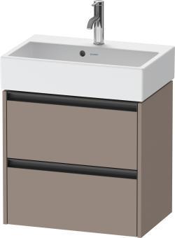 Duravit Ketho.2 Asma dolap ünitesi 584 mm Bazalt Mat K25273043430000