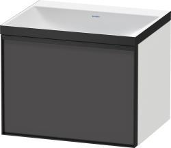 Duravit Vitrium c-bonded Asma dolap 600 mm Grafit Mat VT4285N4918001G