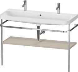 Duravit Happy D.2 c-shape Metal lavabo konsolu 1175 mm Taupe Saten Mat Lake HP4849O60600000