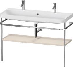 Duravit Happy D.2 c-shape Metal lavabo konsolu 1175 mm Taupe Süper Mat HP4849O83830000