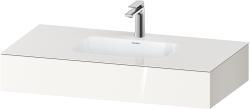 Duravit Studio F. A. Porsche Collection Ankastre lavabo tezgahlı dolap ünitesi ile birlikte 1000 mm Beyaz (parlak) QA4691022220000