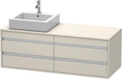 Duravit Ketho Asma dolap ünitesi 1400 mm Taupe Dekoru KT6657L9191